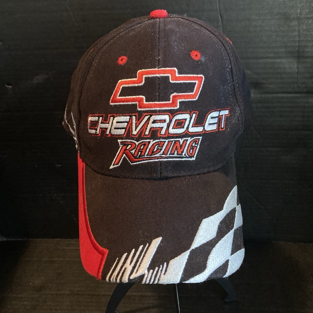Chevrolet Racing Checkered Flag NASCAR Hat , Cruisin Sports Inc, OSFM